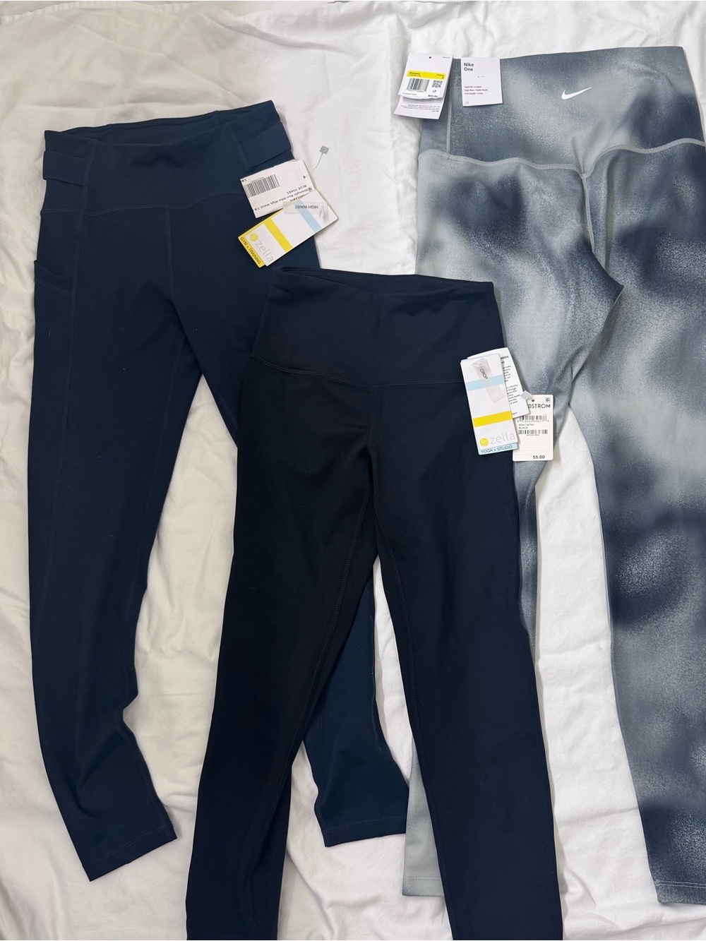 NWT Nike & Zella Activewear Leggings Bundle Lot 3 Pairs S XXS